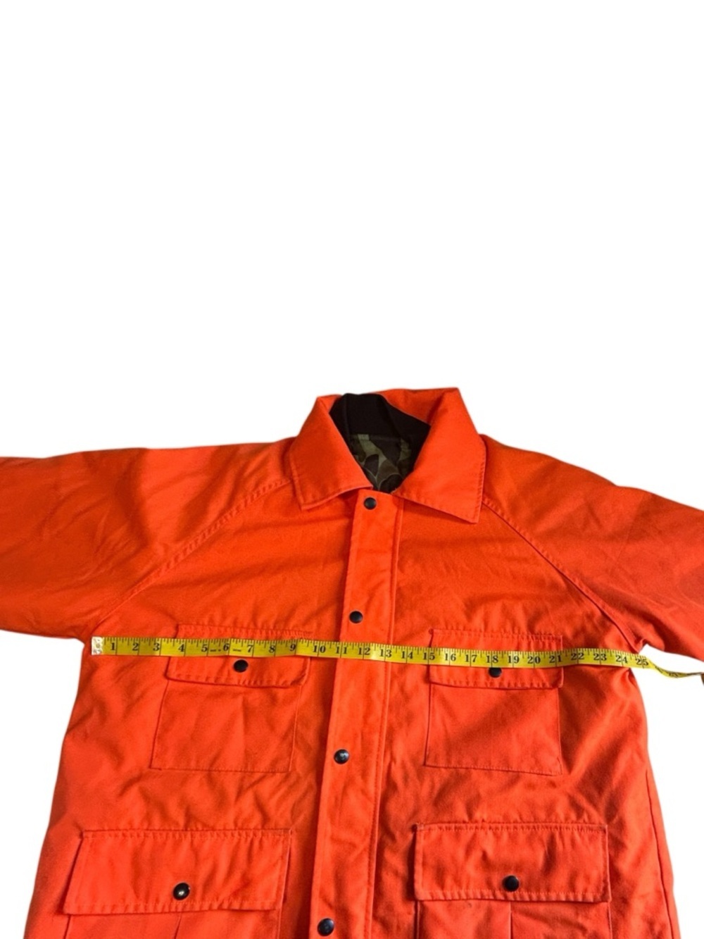 Winchester Blaze Orange Hunting Jacket w Camo Liner Mens M - Picture 4 of 16